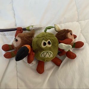 Disney Moana dolls Kakamora plush.
